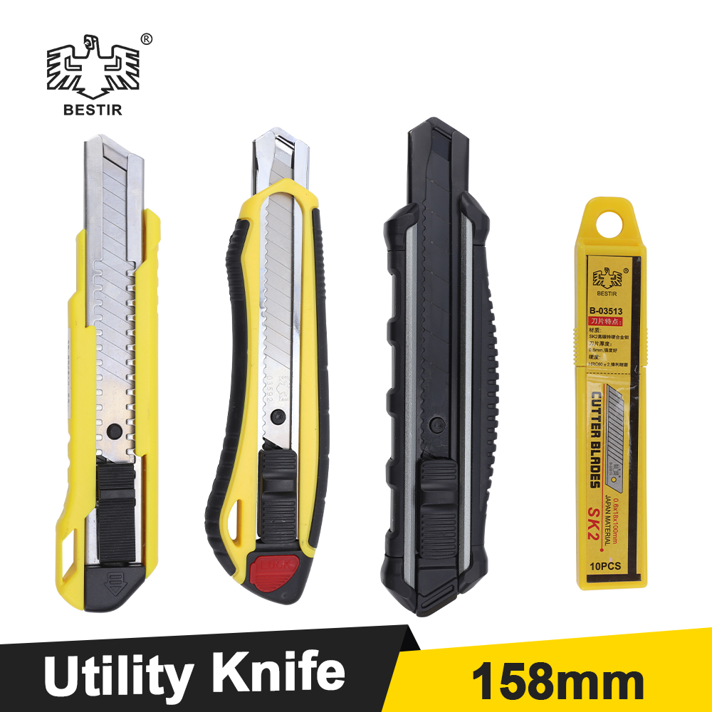 BESTIR Retractable Utility Kni - огляд і ціна Woodworking Wallpaper