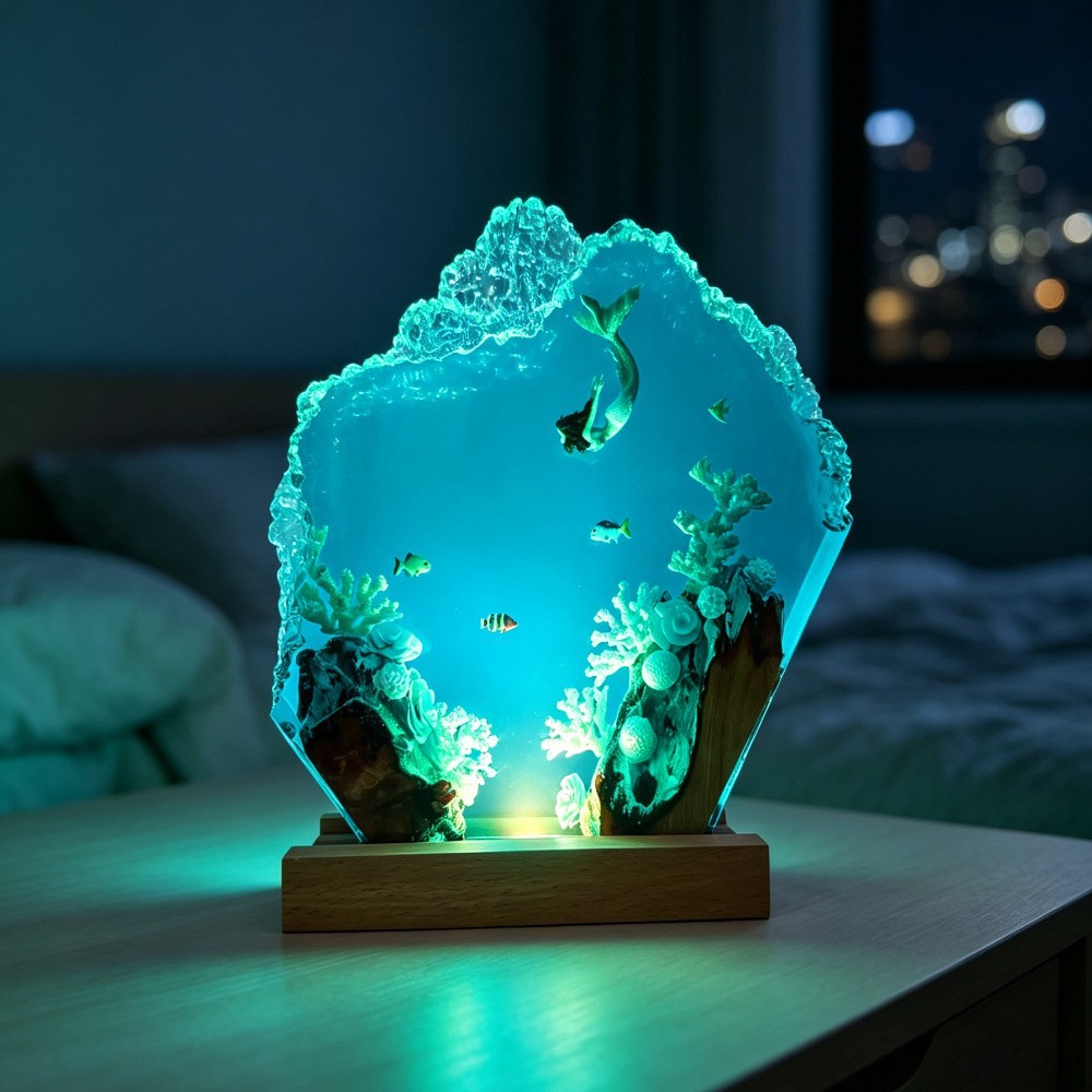 Deep Sea Mermaid Epoxy Sculptu - огляд і ціна Woodworking Resin