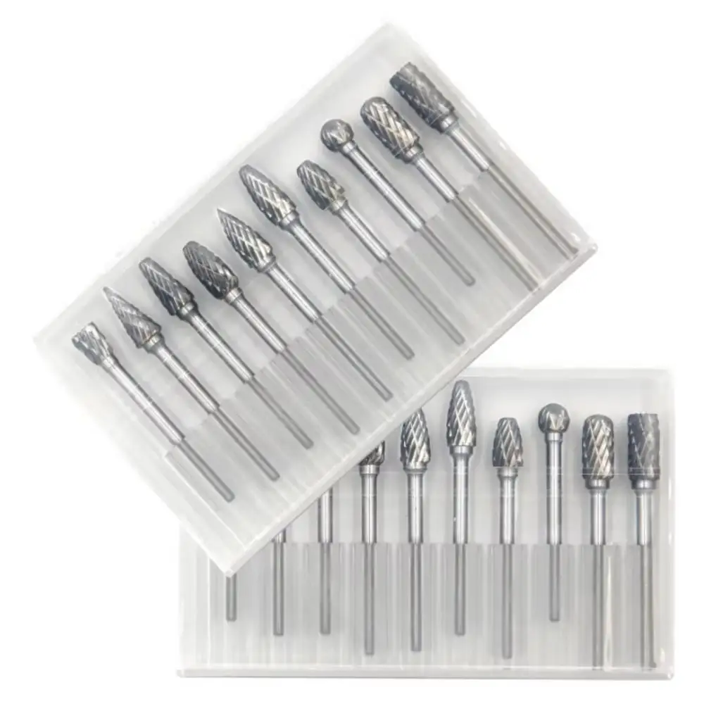 10PCS Carbide Rotary Burr Set  - огляд і ціна Wood Chisel Set