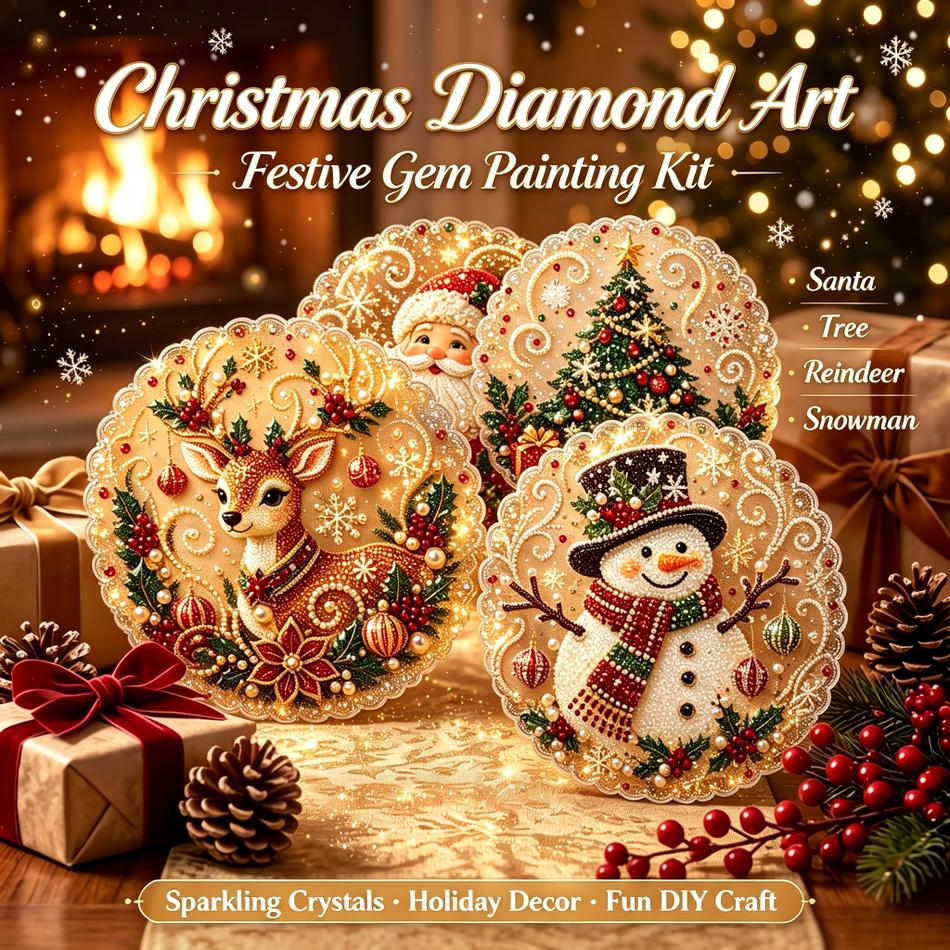 HOT Christmas Diamond Painting - огляд і ціна Woodworking Resin